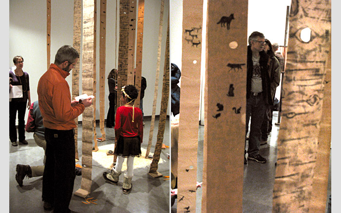 All Fall Down |  People in installation, 2009